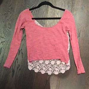 Free people scoop neck or off shoulders